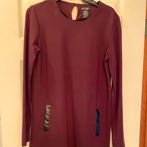 Lord and Taylor burgundy dress